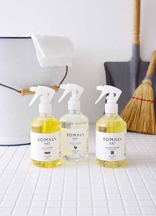 SOMALI ギフトJ ・台所セット(キッチンクリーナー・台所用石けん・かやおりふきん） 242161_AJ004