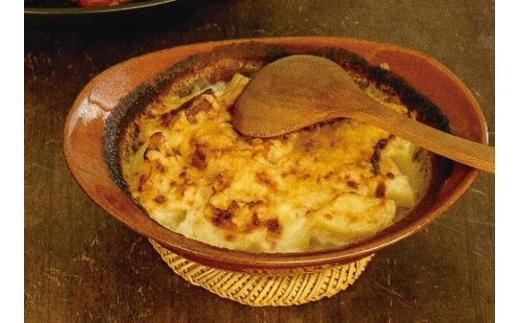 伊賀焼 耐熱アーモンドプレート ブラウン 大 242161_AN036