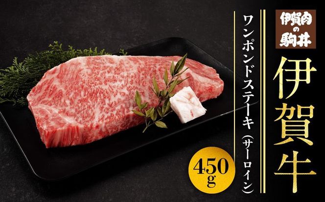 伊賀牛ワンポンドステーキ(サーロイン)　450g×1 242161_BC036