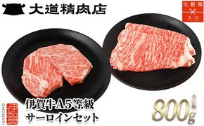 【化粧箱入 伊賀牛】 伊賀牛 A5サーロイン すき焼き用 約500g＋ミニステーキ 計約300g（2枚入り） 242161_BE015VC01