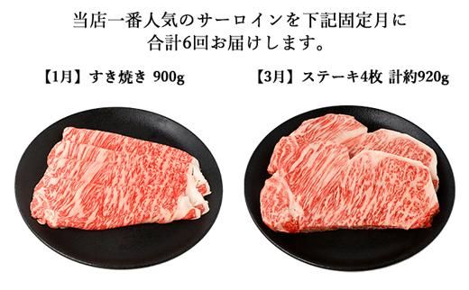 【年6回】伊賀牛 A5サーロイン 定期便コースA 総合計約5.4kg 242161_BE026