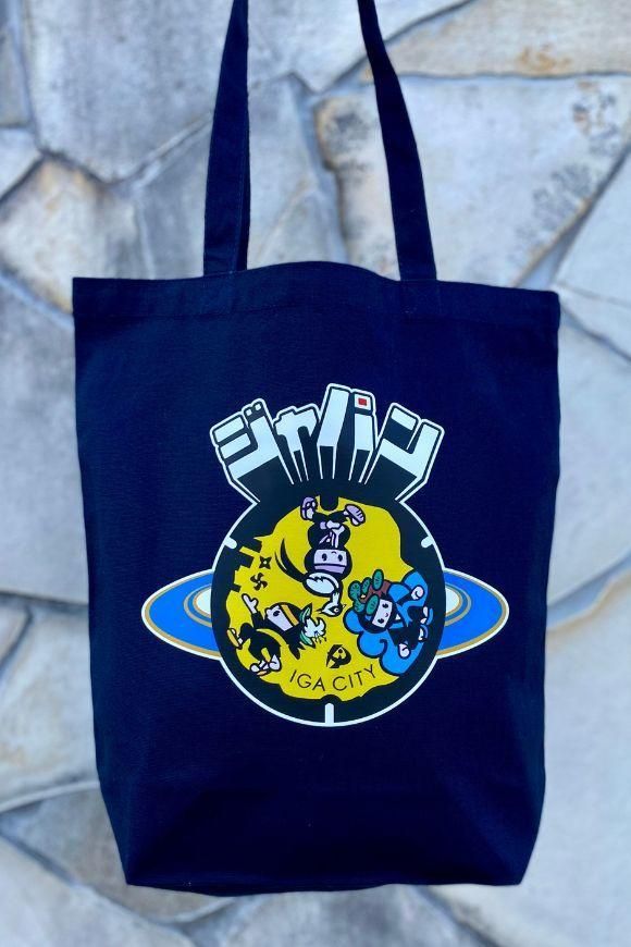 伊賀市 マンホール トートバッグ  ネイビー 242161_CH003