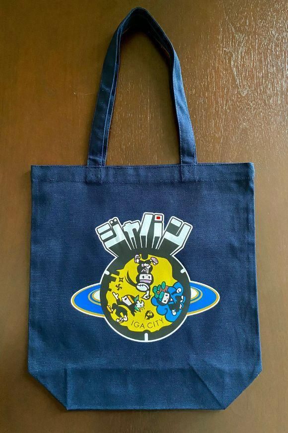 伊賀市 マンホール トートバッグ  ネイビー 242161_CH003