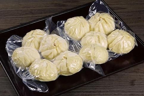 伊賀ブランド認定品★伊賀牛まん×10個　(伊賀牛＆伊賀とよさ豚の冷凍肉まん) 242161_DT005