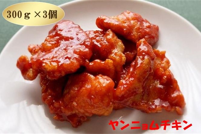 ＞＞3回定期便＜＜　韓国美味セット（ヤンニョムチキン×３個、元祖ひとり鉄板鍋×２個、ピリカラするめ×６個） 272183_AH08