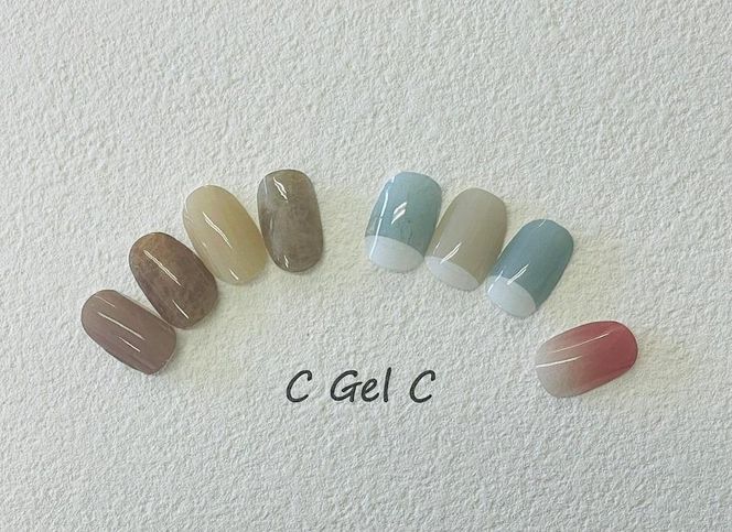 真ん中ぷっくりネイルシール【Ｂ】デザイン４種類 272183_CG02