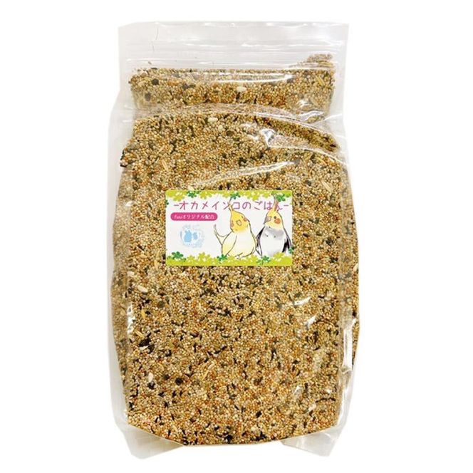 【3ヶ月定期便】fuu オカメインコのごはん（10kg）［145S54-T］【3ヶ月定期便】fuu オカメインコのごはん インコ 小鳥 エサ ペット用品 複数種 シード オリジナル配合 10kg 