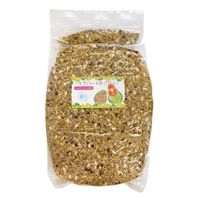 【3ヶ月定期便】fuu ラブバードのごはん（5kg）［145S65-T］【3ヶ月定期便】fuu ラブバードのごはん インコ 小鳥 エサ ペット用品 複数種 シード オリジナル配合 5kg 栄養バランス