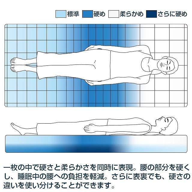 エアウィーヴ 四季布団 和匠・二重奏  シングル 敷布団 敷き布団 高反発 232238_T171-PR