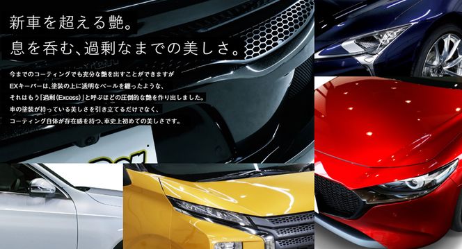 【大府店限定】手洗い洗車とカーコーティングの専門店KeePer LABOの「ＥＸキーパーＰＲＥＭＩＵＭ」コーティング券（ＳＳサイズ・Ｓサイズ） 232238_W020-PR