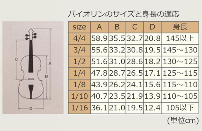 No.500 鈴木アウトフィットバイオリン 232238_AD33-PR