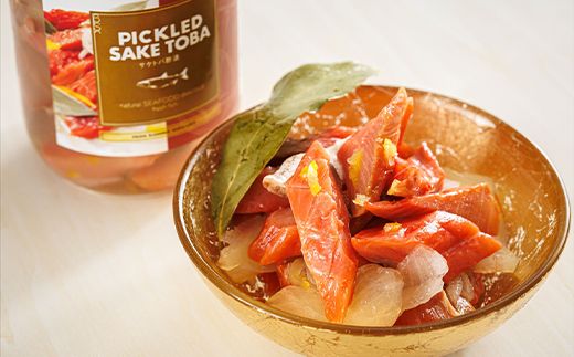 鮭とばの 酢漬け 340g×3個セット ピクルド サケトバ | 国産 北海道産 さけとば 秋 鮭トバ 鮭 トバ さけ サケ シャケ 冷凍 調理済み 一人暮らし セット おかず 魚介類 海鮮 絶品 人気 笹谷商店 直営 釧之助本店 高級 北海道 釧路町 釧路超 特産品 121-1920-253