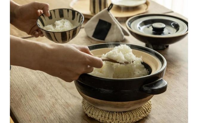 伊賀焼 炊飯 土鍋 かまどさんギフトセット（三合炊き）グッドデザイン賞受賞【公式限定】 242161_AN076