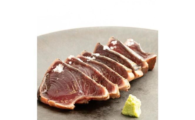 プレミア和歌山認証品 黄金藁焼き戻りカツオタタキ (藻塩セット プレミア和歌山認証品 黄金藁焼き戻りカツオタタキ (藻塩セット