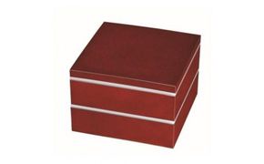 6.0寸 二段重箱 ななこ シール蓋・仕切り付【YG99】 303446_CC21