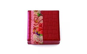 柿渋塗 四つ目箱 針箱サイズ 赤布付【TN86】 303446_XB48