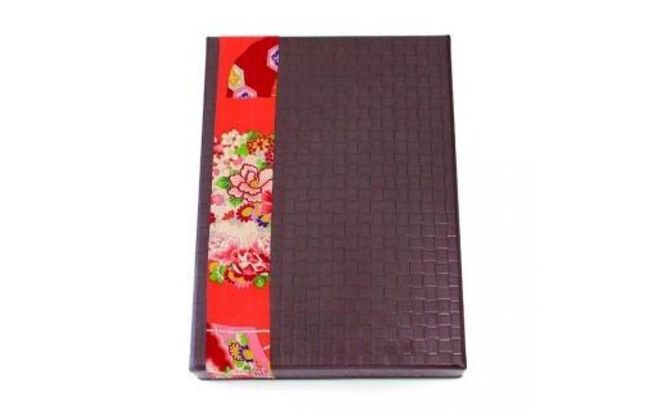 柿渋塗 四つ目箱 A4サイズ こげ茶布付【TN103】 303446_XB62