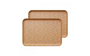 タツクラフト 友禅和紙トレー L 39cm 2枚セット 麻の葉 【Tk321】 303446_DA90134VC05