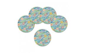 タツクラフト 友禅和紙コースター 5枚セット 梅桜 桜流れ 【Tk338】 303446_DA90140VC03