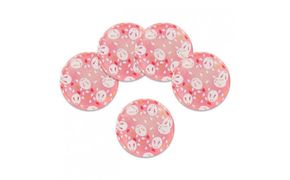 タツクラフト 友禅和紙コースター 5枚セット 桜 雪うさぎ 【Tk348】 303446_DA90140VC13