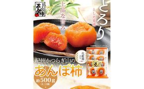 紀州かつらぎ山のあんぽ柿　化粧箱入　約５００ｇ［2026年1月中旬以降発送予定］［UT07］ 303446_XF015