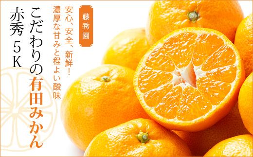 こだわりの有田みかん　赤秀　5kg AQ102