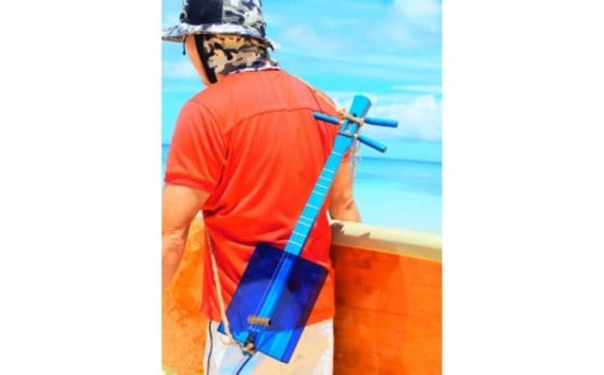 三線工房まちだ屋】サンレレ海遊びSanleleUmiAshibi＜ブルー