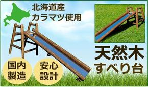 不二木材　木製ログ滑り台ログライダー【配送不可：沖縄・離島】【 天然木 すべり台 DIY お庭 標茶町 北海道 】 016641_AC004