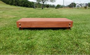 北海道産天然木の踏み台「nukumori」ぬくもり　mini【 天然木 DIY ガーデン お庭 ガーデニング 標茶町 北海道 】 016641_AC008