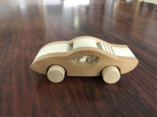 木のおもちゃ（スポーツカー）【 玩具 おもちゃ 木製 手作り インテリア ギフト プレゼント クリスマス 標茶町 北海道 】 016641_AP003