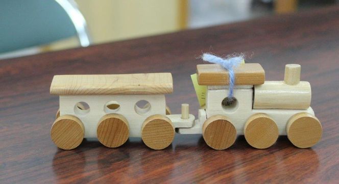 木のおもちゃ　ミニSL【 玩具 おもちゃ 木製 手作り インテリア ギフト プレゼント クリスマス 標茶町 北海道 】 016641_AP004