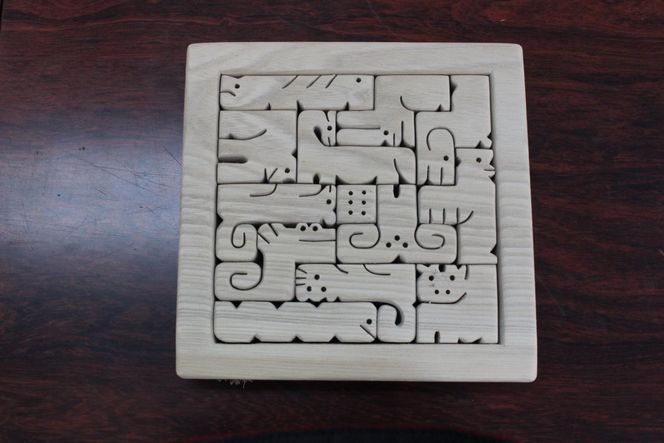 木のおもちゃ パズル（海）【 玩具 おもちゃ 木製 手作り インテリア ギフト プレゼント クリスマス 標茶町 北海道 】 016641_AP005