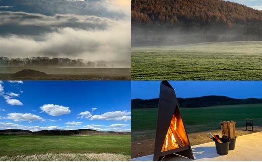 【北海道】1日2組限定 FLEXWORK tawa 2名様1泊2日宿泊券 スタンダードヴィラB棟【 旅行 宿泊券 ワーケーション リモートワーク ヴィラ 大自然 標茶町 北海道 】 016641_AW002