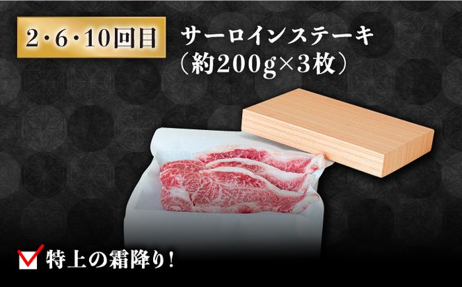 【豪華12回定期便】長崎 和牛 食べ比べ / ヒレ サーロイン ロース シャトーブリアン / 肉厚 牛肉 贅沢 ジューシー 牛 ステーキ肉 / 南島原市 / ながいけ[SCH055]