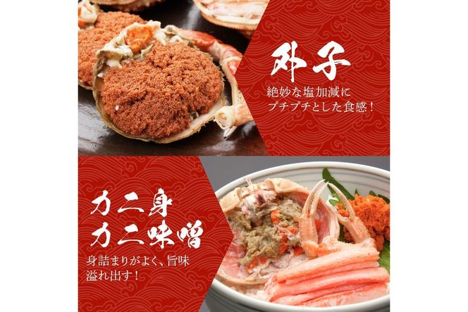 【期間エリア限定！】厳選！絶品！ 急速冷凍 釜茹で セイコ蟹8杯　YK00394