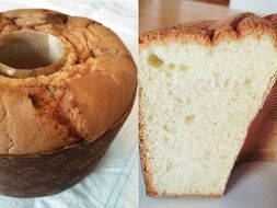 たまご屋さんがつくる　シフォンケーキ2個セット【プレーン・オレンジ】【 焼きたて シフォンケーキ ポロニ養鶏場 デザート ケーキ お菓子 焼菓子 標茶町 北海道 】 016641_AH004VC01