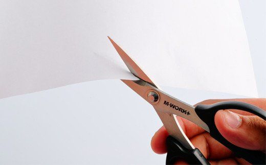 事務用はさみ130mm マイティーワークプラス ～鋏 ハサミ はさみ 刃物 ニッケン刃物 関市 文具 文房具 事務 雑貨～