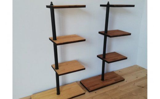たくさん飾れるスタンドシェルフ 3段タイプ ナチュラル（天然木/完成品） [新星金属製作所 大阪府 守口市 20940981] 