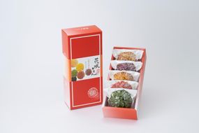 花咲かりん帯付化粧箱 1箱5種入り×6箱 242161_BT009