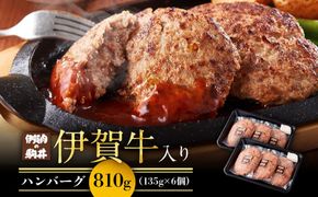 伊賀牛入りハンバーグ 135g×6個 242161_BC038