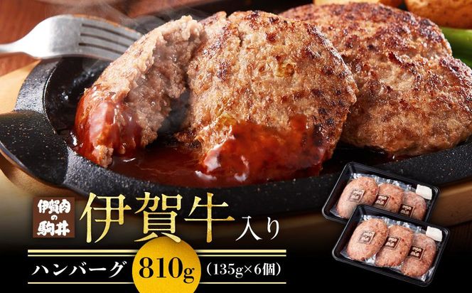 伊賀牛入りハンバーグ 135g×6個 242161_BC038