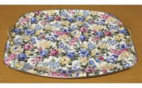 滑り止めトレー フローラ 金取手付 尺2［YS24］ 303446_CR039