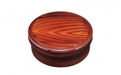 紀州漆器 茶櫃 紀州木目塗 約32cm ［YS31］ 303446_CR056