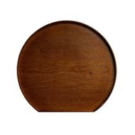 紀州漆器 木製 半月盆 ケヤキ塗り お盆 トレイ トレー［YS49］ 303446_CR080VC01