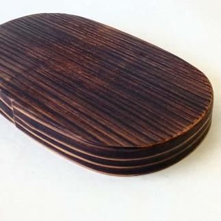 紀州塗り 曲げわっぱ 弁当箱 九州杉 焼杉加工［YS111］ 303446_CR152