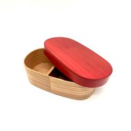 ［チェリーピンク］九州杉 国産 カラー 曲げわっぱ 被せ蓋 弁当箱 まげわっぱ［YS137］ 303446_CR171VC03