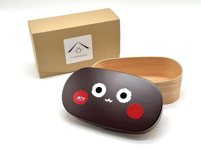 紀州漆器 テレビ和歌山×山家漆器店 木製 曲げわっぱ 栄谷五郎 まげわっぱ［YS148］ 303446_CR175