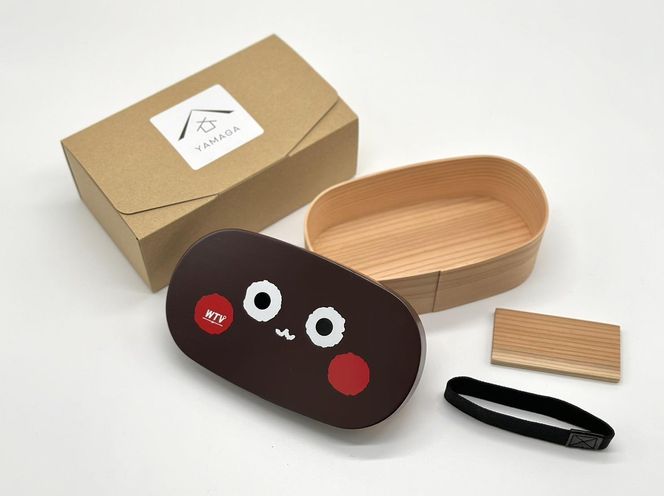 紀州漆器 テレビ和歌山×山家漆器店 木製 曲げわっぱ 栄谷五郎 まげわっぱ［YS148］ 303446_CR175