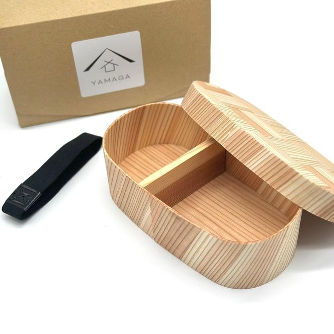 ★九州杉 国産 曲げわっぱ 網代柄 被せ蓋 弁当箱 まげわっぱ 303446_CR183