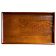 ★60cm 木製 長手盆 お盆【ケヤキ調】 紀州漆器 二尺 大きな 大きい トレー 303446_CR007VC02